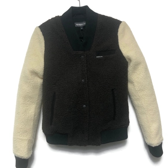 Members Only Original Women’s Sherpa Baseball Jacket M - Picture 1 of 6